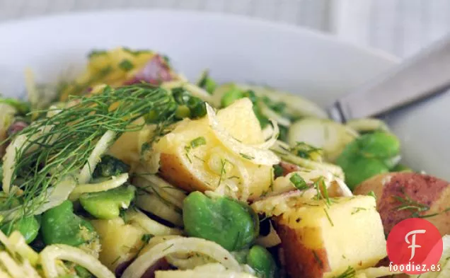 Ensalada De Patata Con Habas E Hinojo