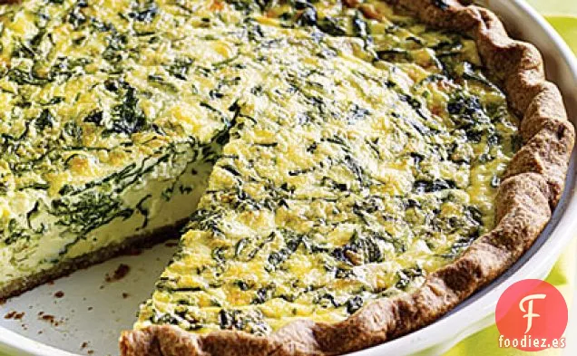 Quiche de Hojas de Fava y Perejil