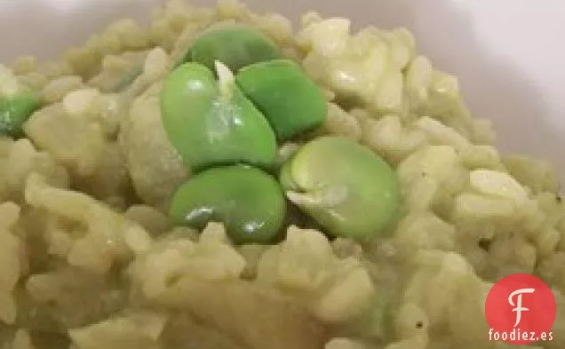 Risotto Verde con Habas