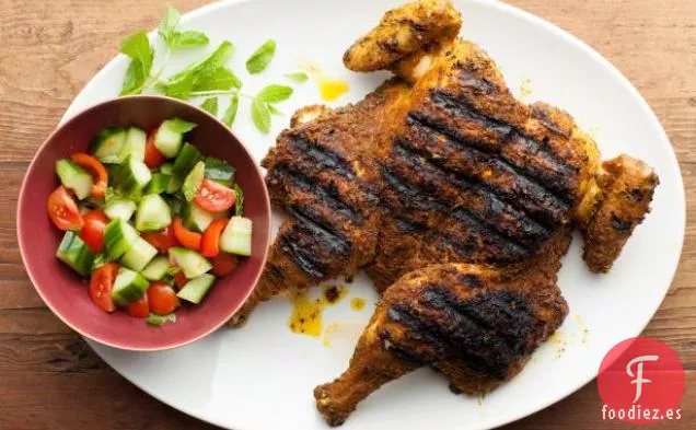 Pollo al Curry a la Parrilla