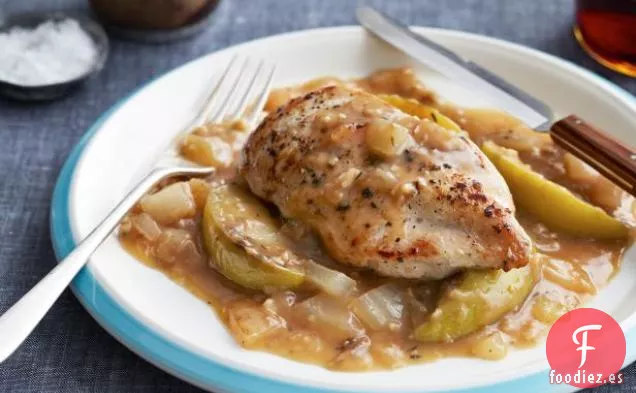 Pollo a la Sidra de Manzana