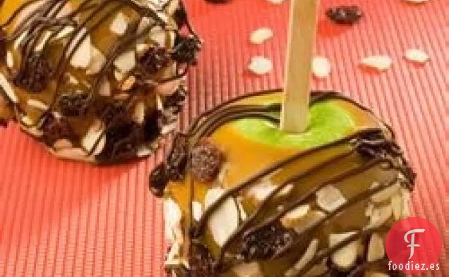 Explosión de Manzana de Caramelo de Almendra y Cereza
