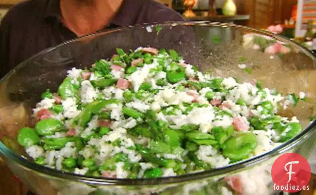 Ensalada de Arroz de Verduras de Primavera (Insalata di Riso)