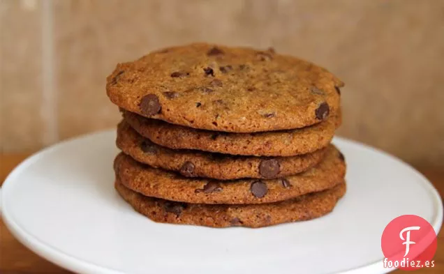 Galletas Veganas sin gluten/lácteos/huevos/soja con Chispas de Chocolate de la Casa de Peaje Vegana
