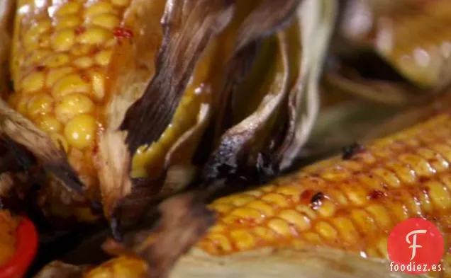 Maíz a la Parrilla con Arce y Chipotle