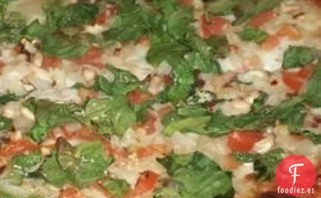 Pizza Roja, Blanca y Verde