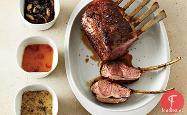 Costilla de Cordero con Salsa de Mostaza y Chalota