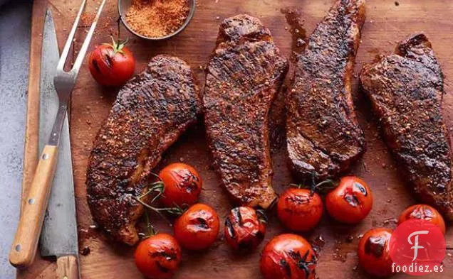 Bistec A La Plancha Con Sal Especiada