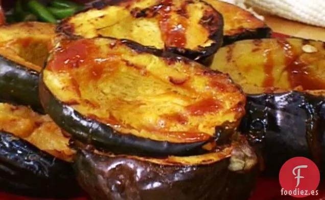 Calabaza de Bellota a la Parrilla Glaseada de Naranja