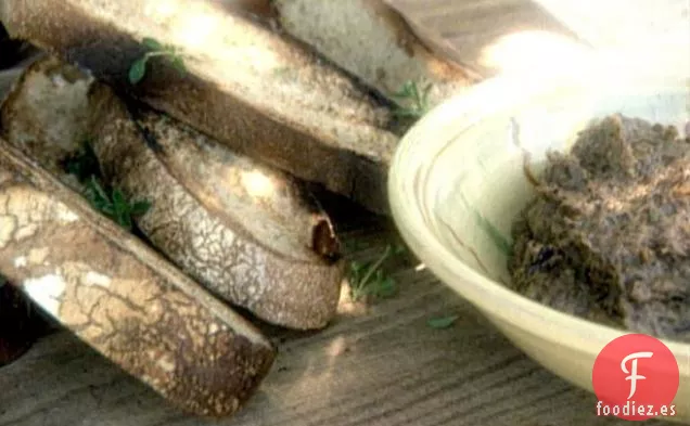 Bruschetta con Verduras Asadas