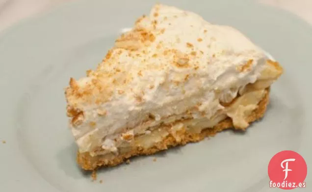 Pastel de Pudín de Plátano Sin Hornear