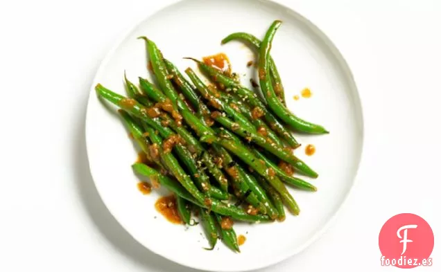 Judías Verdes Con Mantequilla De Miso