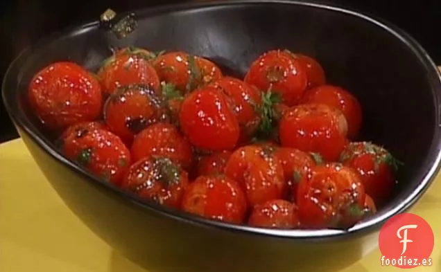 Ensalada Tibia de Tomate Cherry