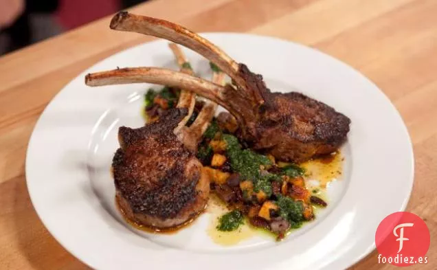 Chuletas de Cordero a la Parrilla con Charmoula