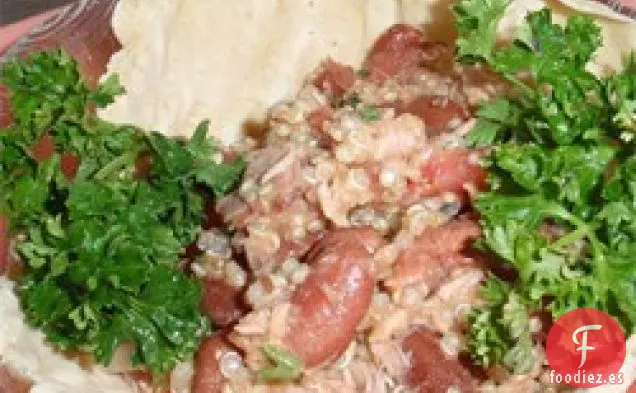 Ensalada de Tomate, Atún y Frijoles