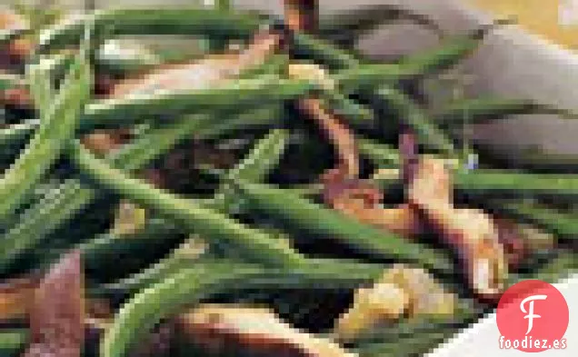 Judías Verdes con Setas Shiitake