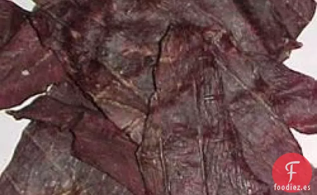 Cecina Ahumada de Mezquite