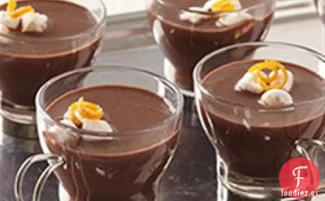 Chocolate Caliente Doble con Beso de Naranja