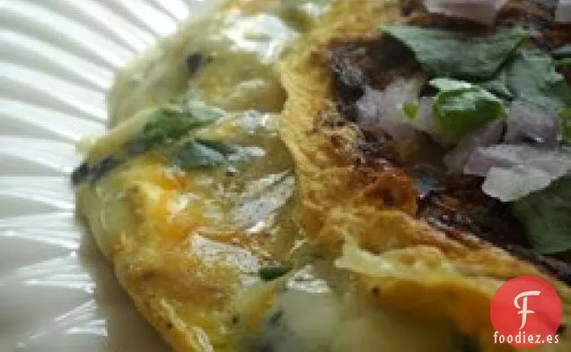 Tortilla de Champiñones Azules