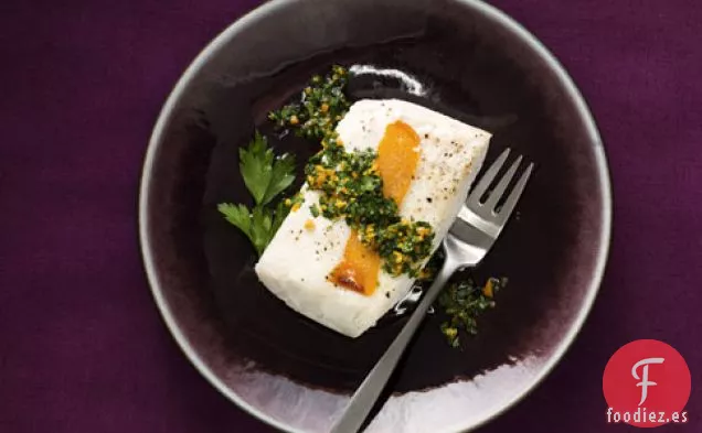 Fletán Con Gremolata De Clementina