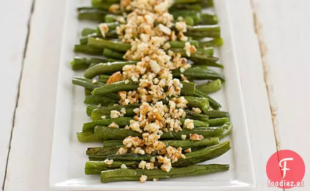 Judías Verdes con Pesto de Limón y Almendra