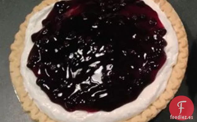 Pastel de Arándanos de Plátano