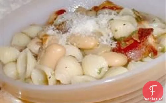 Sopa Italiana de Frijoles Blancos y Panceta