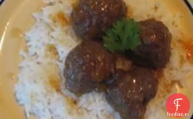 Albóndigas de Estilo Hawaiano