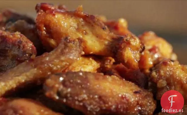 Alitas de Pollo Fritas Asiáticas Picantes