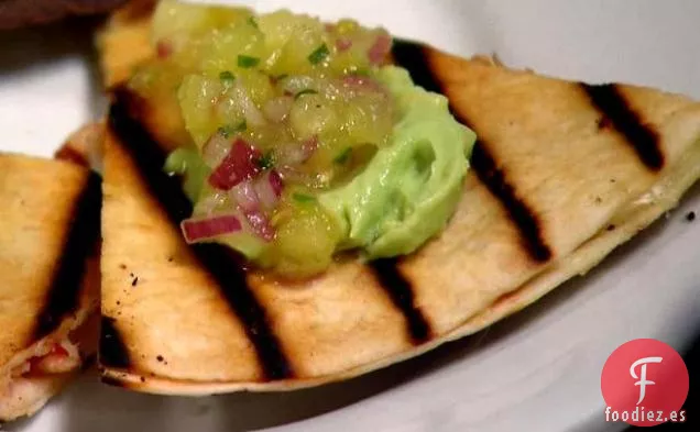 Quesadillas de Ajo Tostadas de Langosta con Queso Brie 2