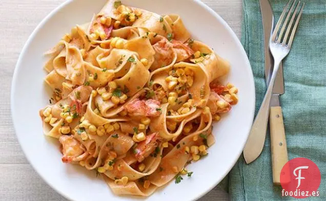 Pappardelle con Langosta y Maíz