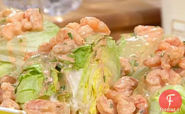 Ensalada Iceberg con Camarones