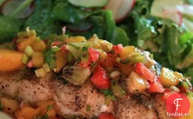 Salsa Picante de Fresa, Kiwi y Melocotón