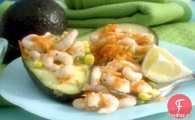Ensalada de Camarones de Laurel y Aguacate