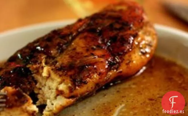 Pollo al Romero con Glaseado de Naranja y Arce