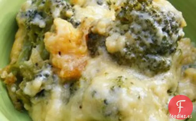 Horneado de Queso con Brócoli