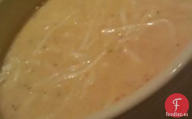 Sopa de Cangrejo y Pimiento Rojo