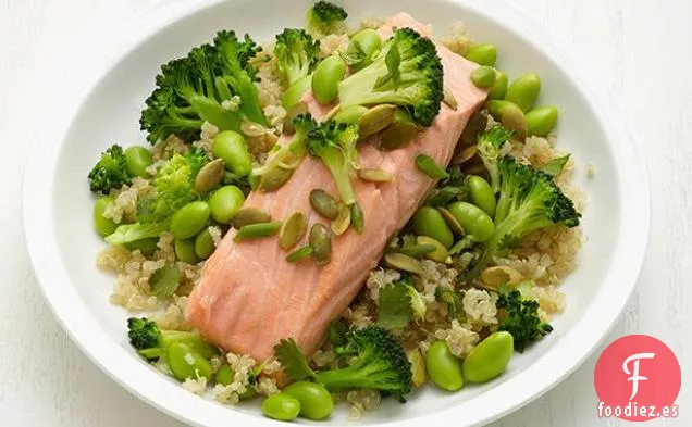 Salmón de Té Verde con Quinua