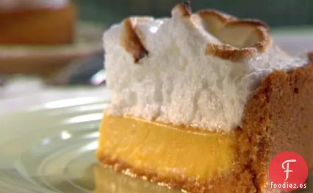 Pastel de Limón Naranja con Cobertura de Merengue