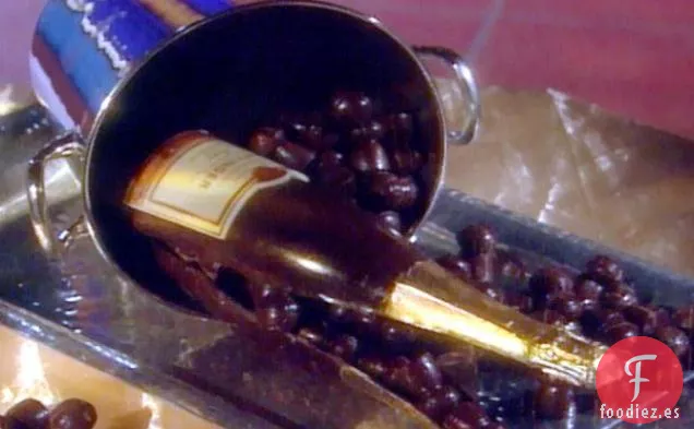 Botella de Champán Moldeada en Gelatina