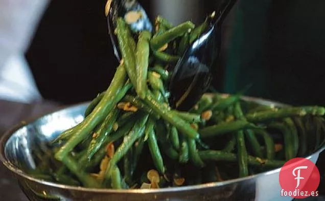 Judías Verdes con Vinagreta de Ajo
