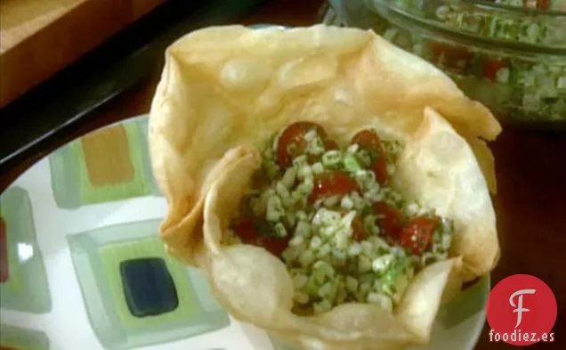 Ensalada de Maíz, Aguacate y Tomate