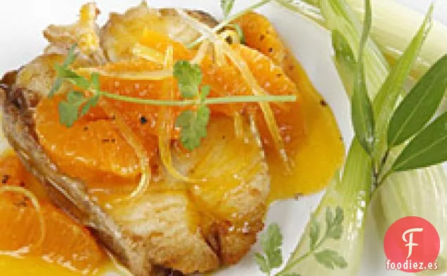 Fletán Con Cítricos Y Cilantro