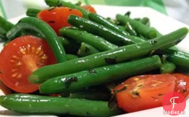 Judías Verdes con Tomates Cherry