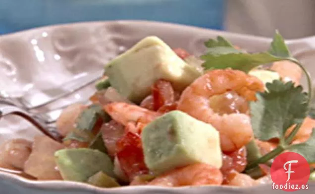 Camarones con Aguacate