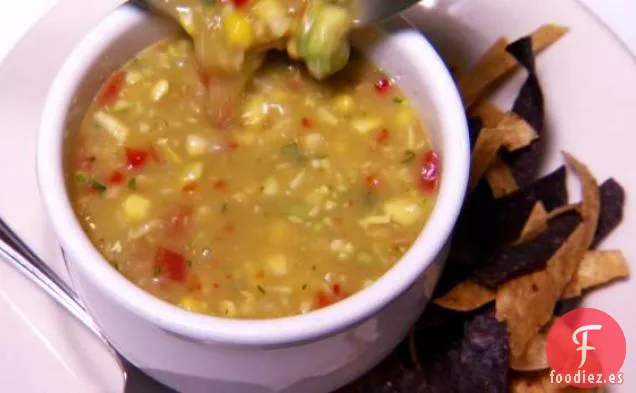 Gazpacho de Maíz con Aguacate