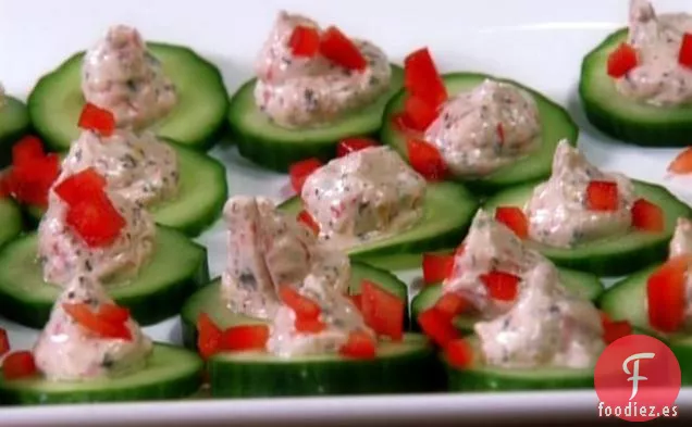 Medallones de Pepino con Especias Mediterráneas