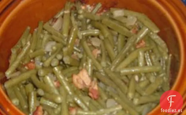 Judías Verdes Ennegrecidas