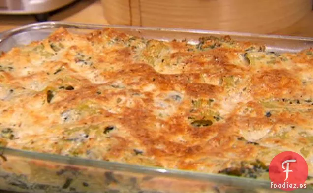 Rigatoni de Ricota y Espinacas al horno