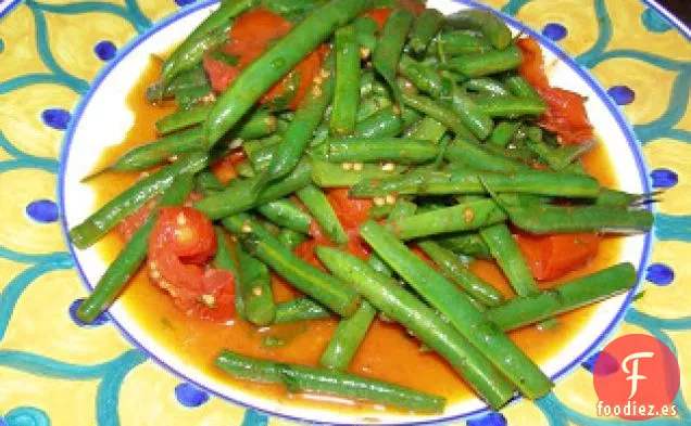 Frijoles Verdes, Tomates y Balsámicos